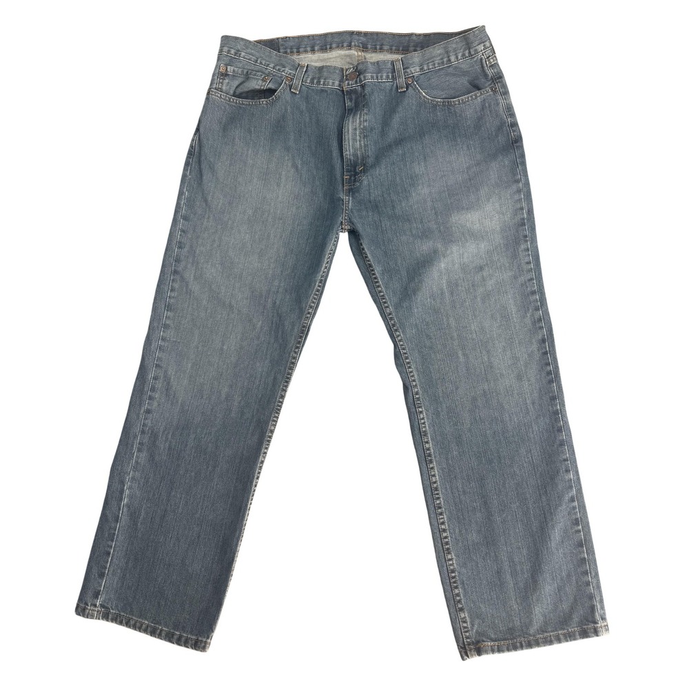 Levis 559 Jeans Mens 40x30 Blue Light Wash Relaxed Straight Zip Fly 5-Pocket